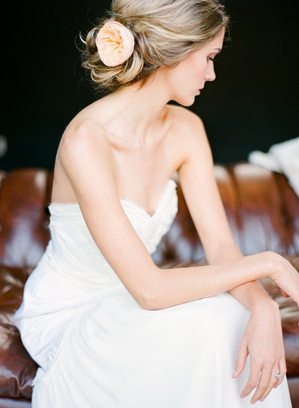 Bride with flower