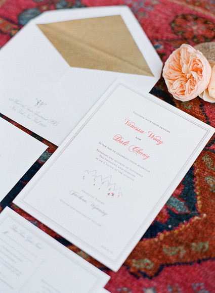 Romantic invitation set