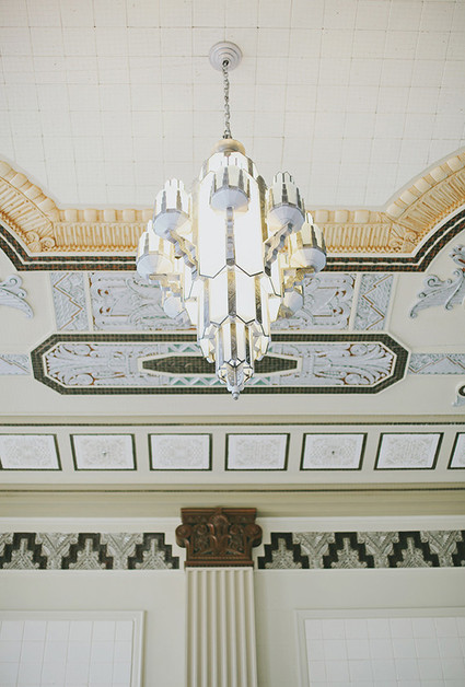 Art Deco black and gold venue