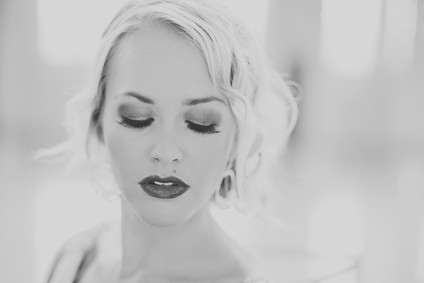 Black and white bride
