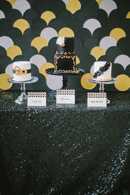 Art Deco wedding cakes Inspiration