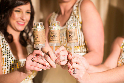 Gold & glitz New Year's party Wedding Inspiration