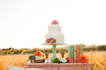 Modern, Rustic Wedding Dessert Table