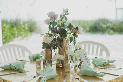 Mint and gold wedding Wedding Inspiration