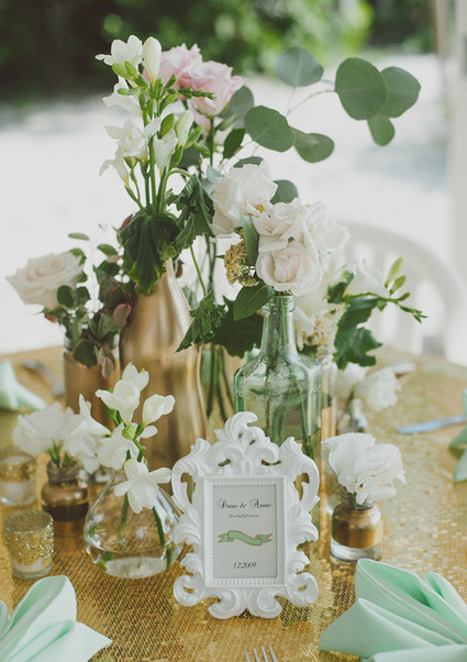 Mint and gold wedding Wedding Inspiration