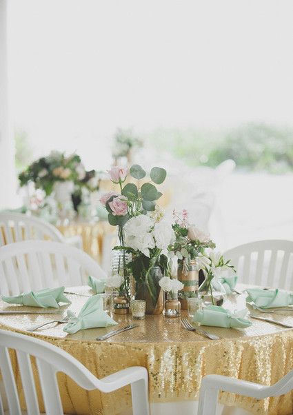 Mint and gold wedding Wedding Inspiration