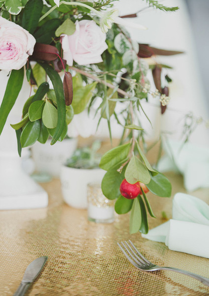 Mint and gold wedding Wedding Inspiration