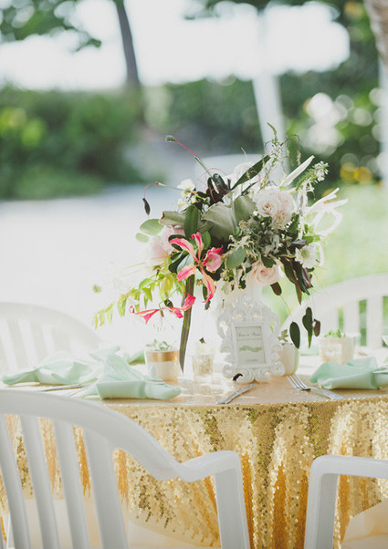Mint and gold wedding Wedding Inspiration