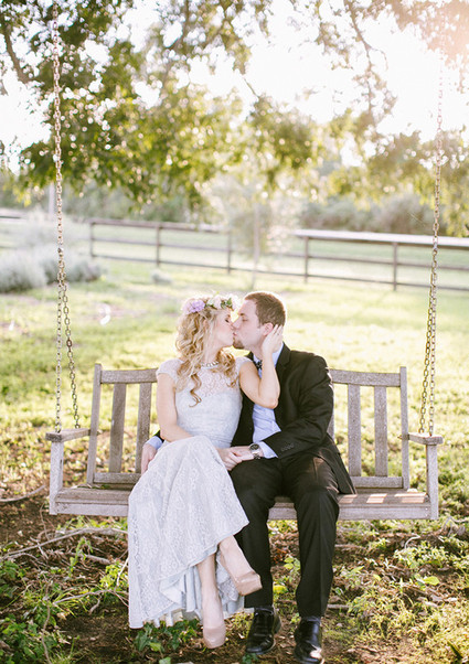Lavender farm inspiration wedding portrait