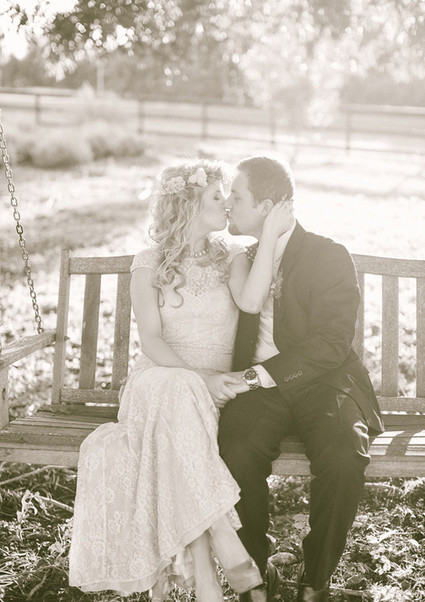 Lavender farm inspiration wedding portrait