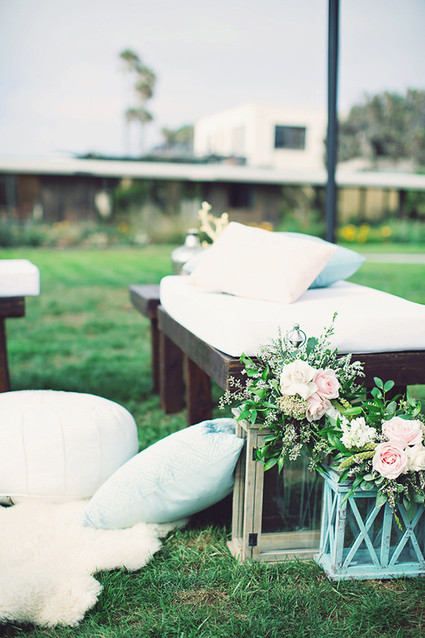Outdoor lounge area