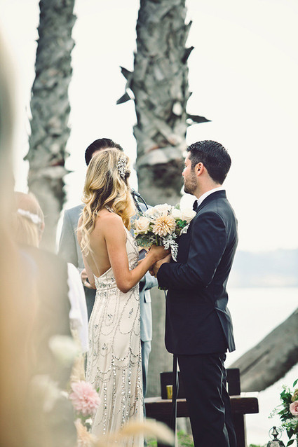 Wedding ceremony portrait
