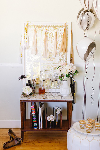 Bar Cart Wedding Inspiration