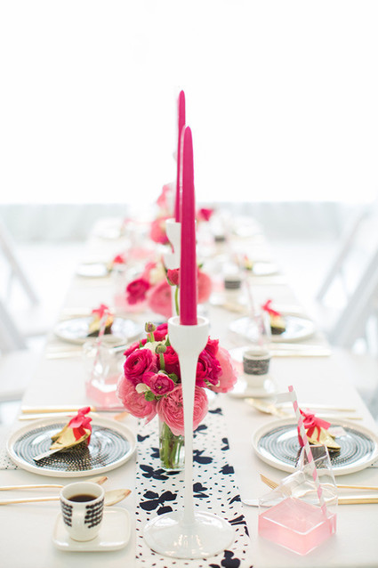 Modern bridal shower ideas