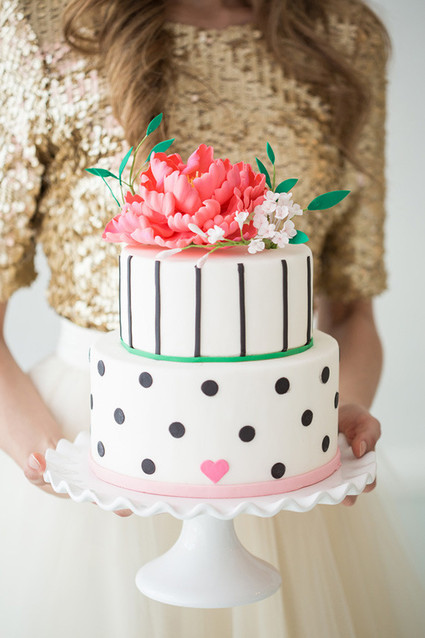 Black, white and pink party ideas Wedding Inspiration