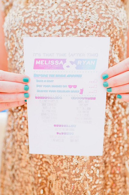 80's pop themed wedding invitation