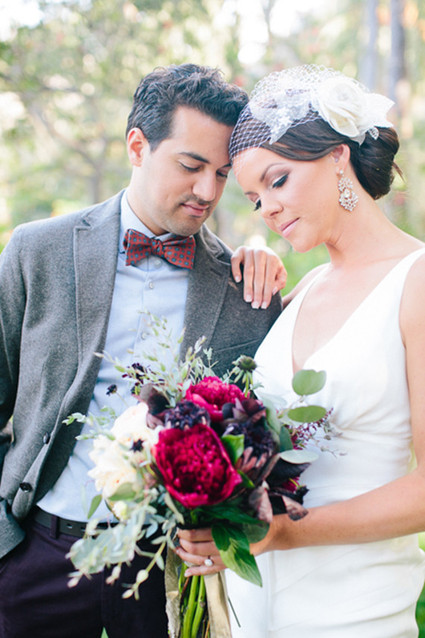 Southeren California ranch wedding portrait