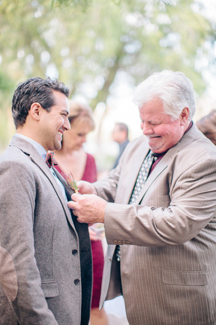 Groom with father