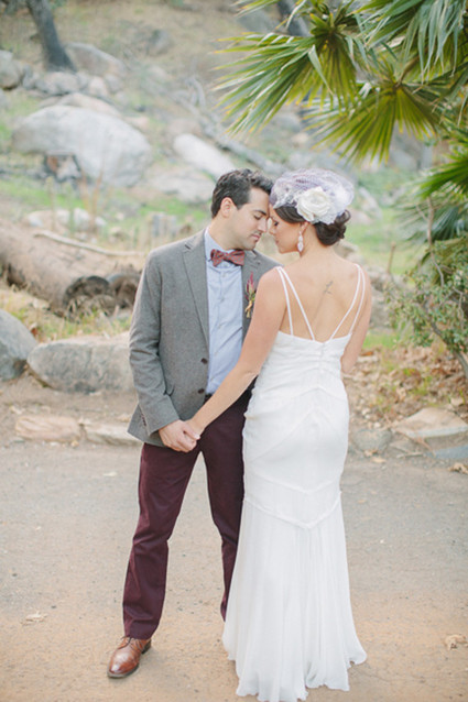 Southern California ranch wedding portrait