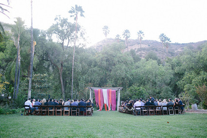 Southern California ranch wedding ceremony