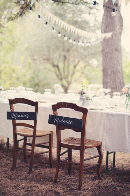 Backyard wedding in France Wedding Inspiration