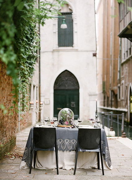 Dark, romantic wedding inspiration Wedding Inspiration