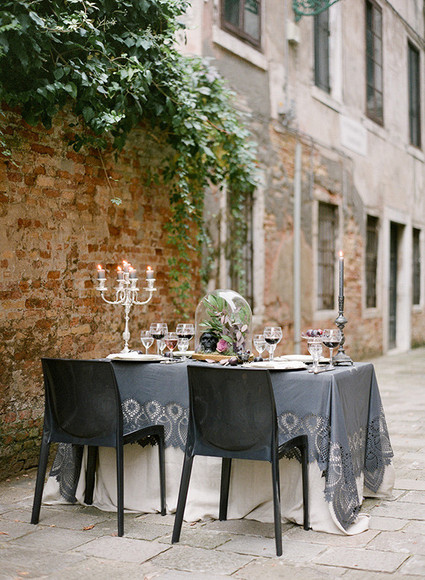 Dark, romantic wedding inspiration Wedding Inspiration