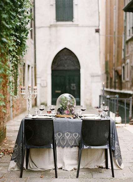 Dark, romantic wedding inspiration Wedding Inspiration