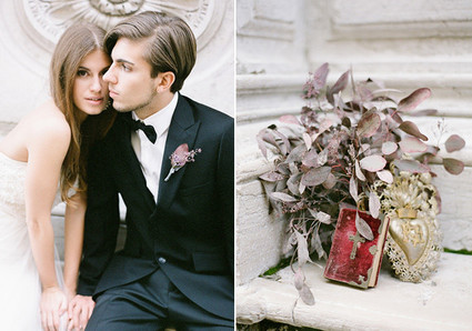 Dark, romantic wedding inspiration Wedding Inspiration