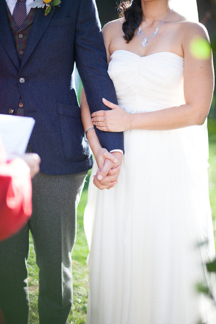 Rustic Fall Wedding Portrait