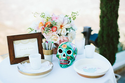 Mexican Day of the Dead themed wedding Wedding Inspiration