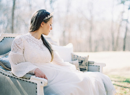 White Garden Wedding Inspiration Inspiration