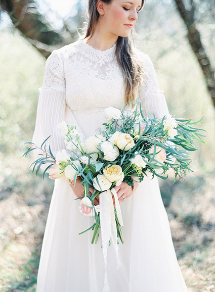 White Garden Wedding Floral Inspiration Inspiration