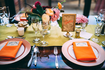 Metallic & pink Boston wedding Wedding Inspiration