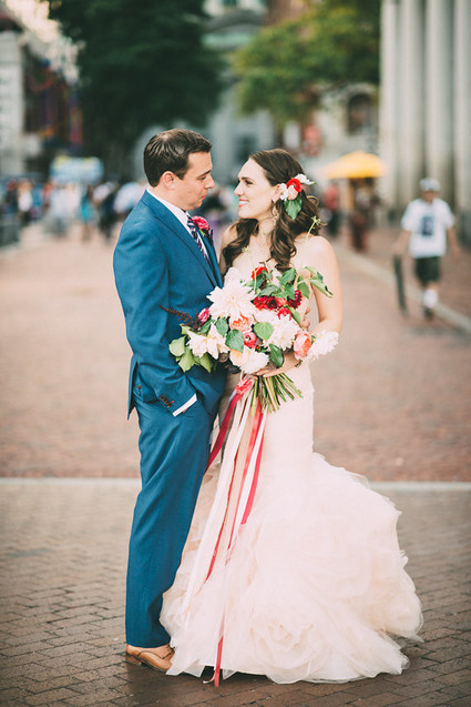Metallic & pink Boston wedding Wedding Inspiration