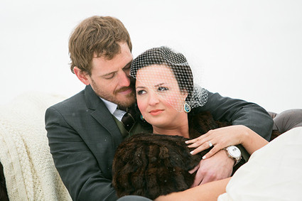 Snowy winter wedding inspiration Wedding Inspiration