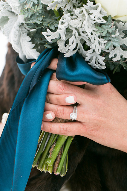 Snowy winter wedding inspiration Wedding Inspiration