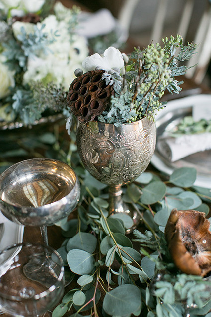 Snowy winter wedding inspiration Wedding Inspiration
