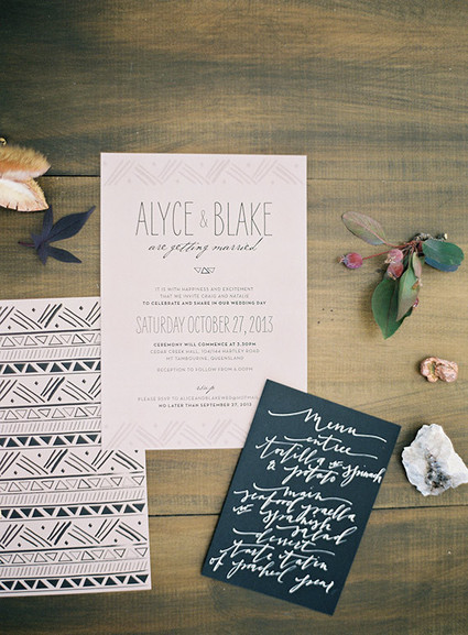 Bohemian wedding inspiration Wedding Inspiration
