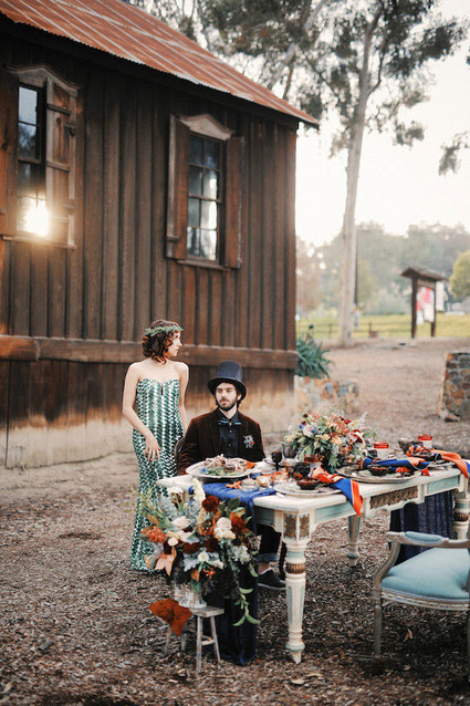 Rustic Christmas inspired tablescape