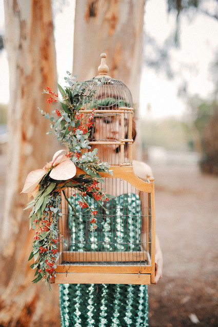 Giant bird cage decor