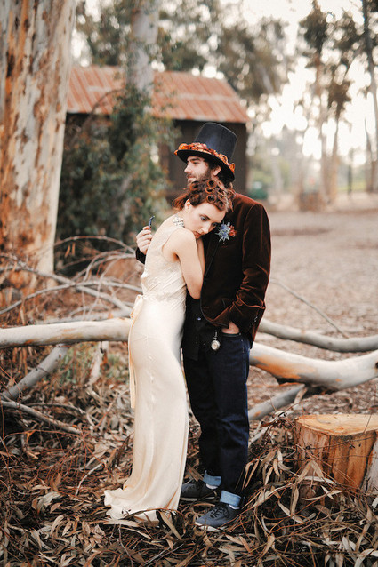 Rustic Christmas inspired portrait