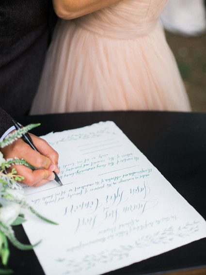 Intimate pastel wedding inspiration Wedding Inspiration