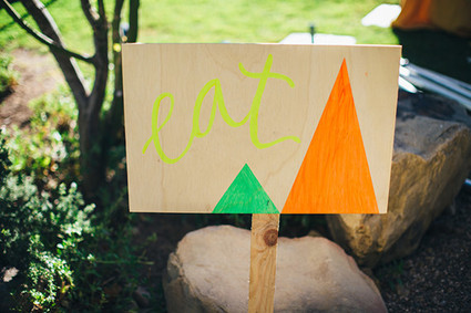 Whimsical California Wedding Signage