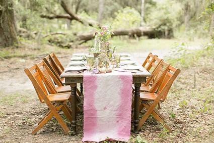 Modern Bohemian Wedding Tablescape