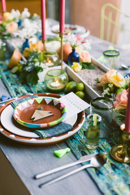 Mexican themed tablescape