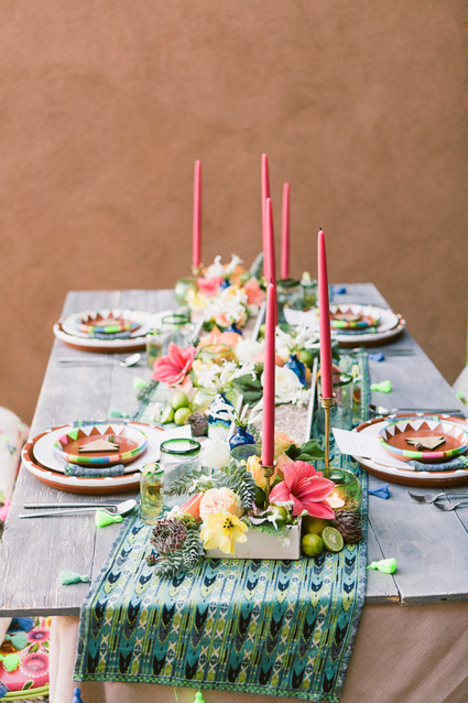 Mexican themed tablescape