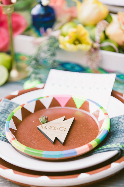 Wood escort card
