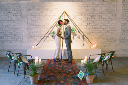 Gods eye ceremony backdrop