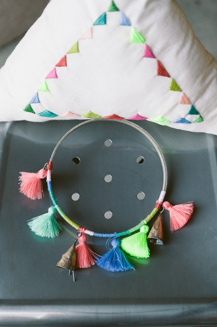 Tassel wedding decor